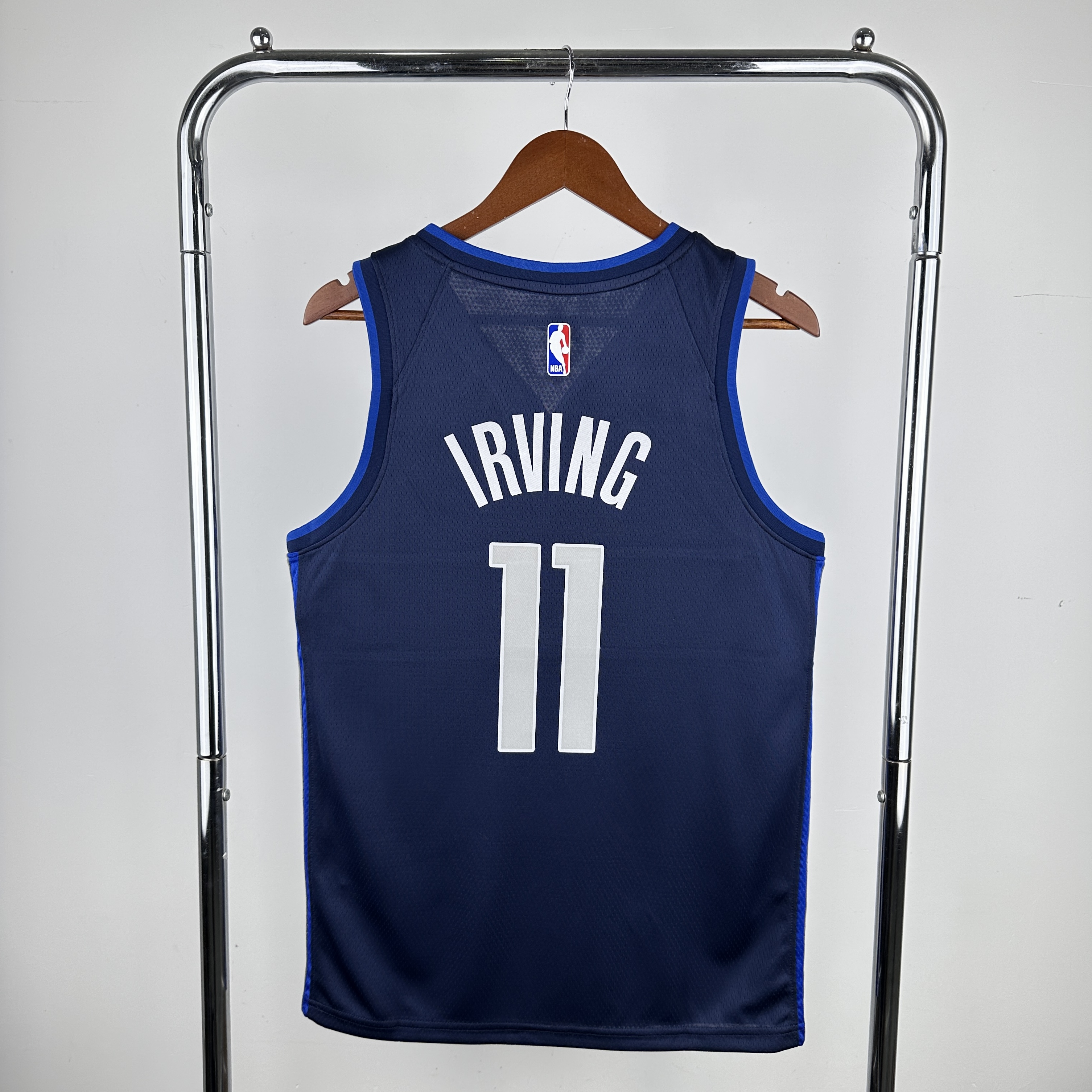 Men Dallas Mavericks 11 Irving Blue Nike 2024 NBA Jerseys
